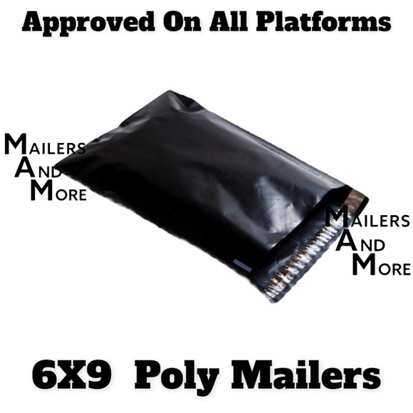 Other - 50 6X9 Black Poly Mailers PRICE IS FIRM